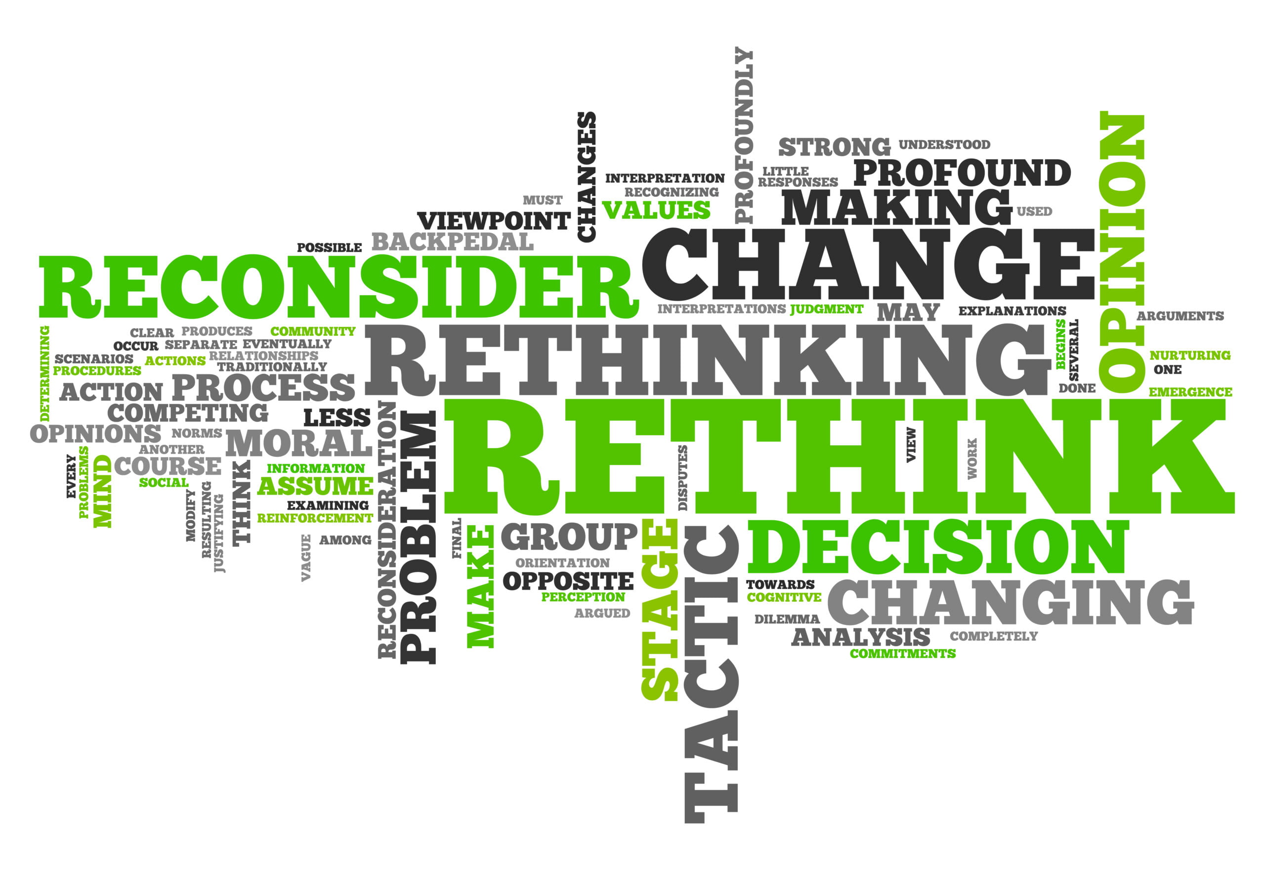 Rethink программа. Слова Сток. Reconsider. Rethink.